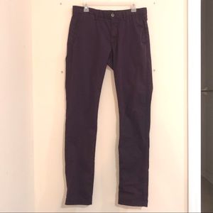 Ben Sherman Men’s Purple The Skinny EC1 Chino Trouser Pants (32)